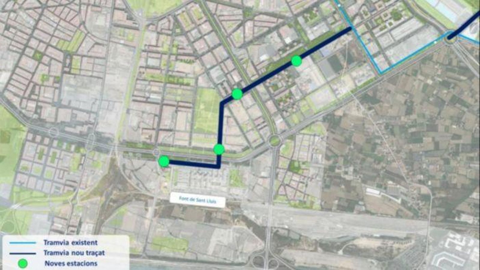 Traçat de la línia 12 de Metrovalència