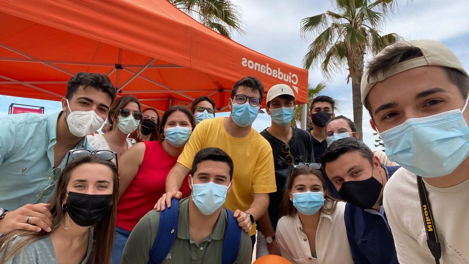 Alguns dels membres de Joves de Ciutadans a la Comunitat Valenciana