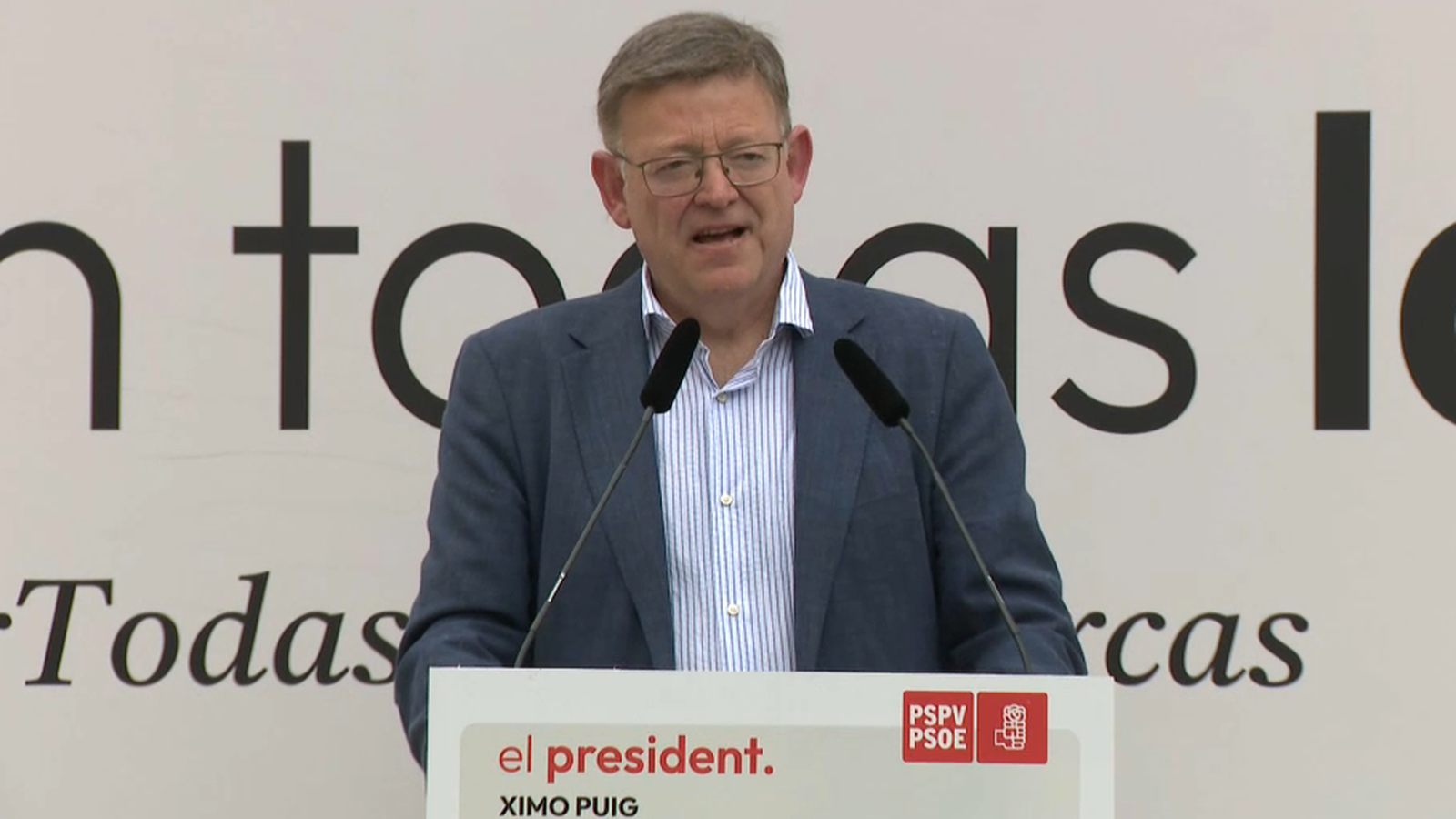 Ximo Puig, aquest dissabte a Xiva