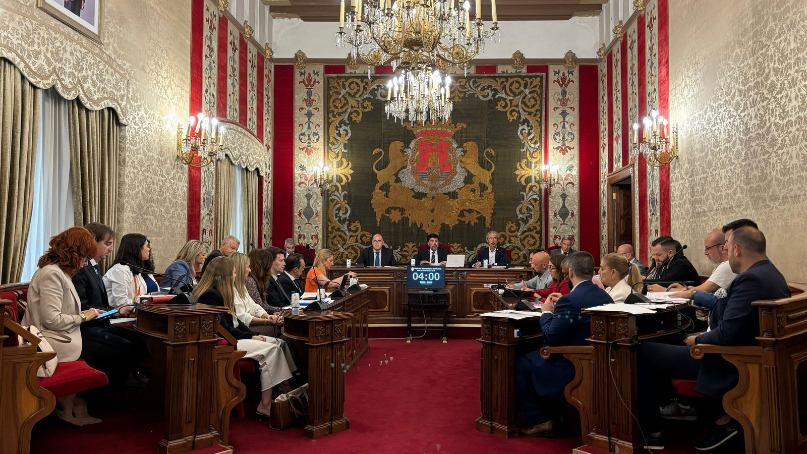 Imatge d'arxiu del Ple de l'Ajuntament d'Alacant