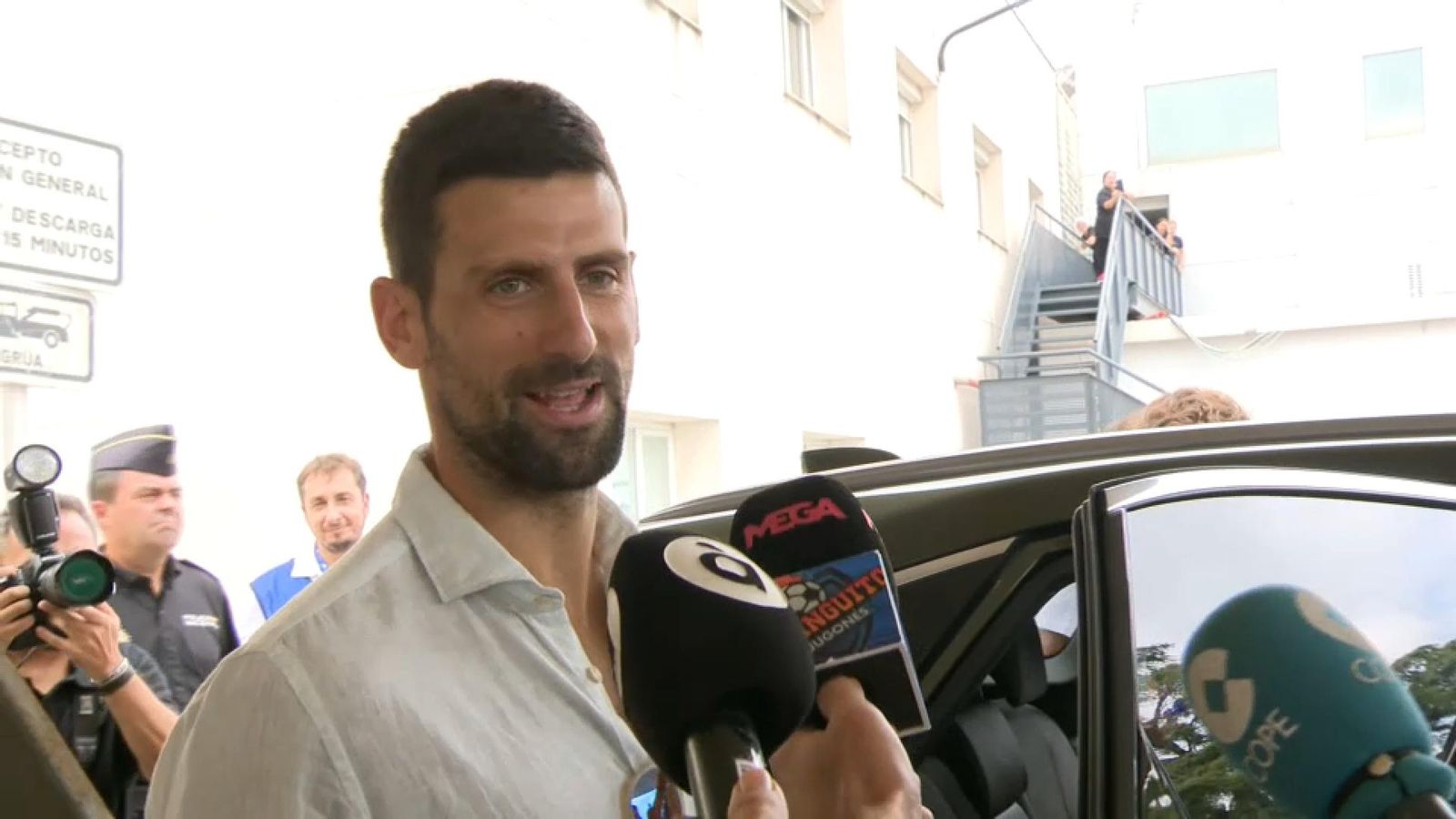 El tenista Novak Djokovic a València