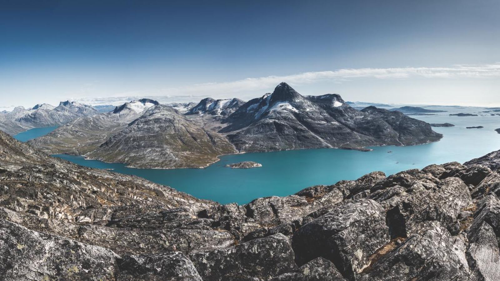 Imatge d'arxiu d'un llac a Groenlàndia