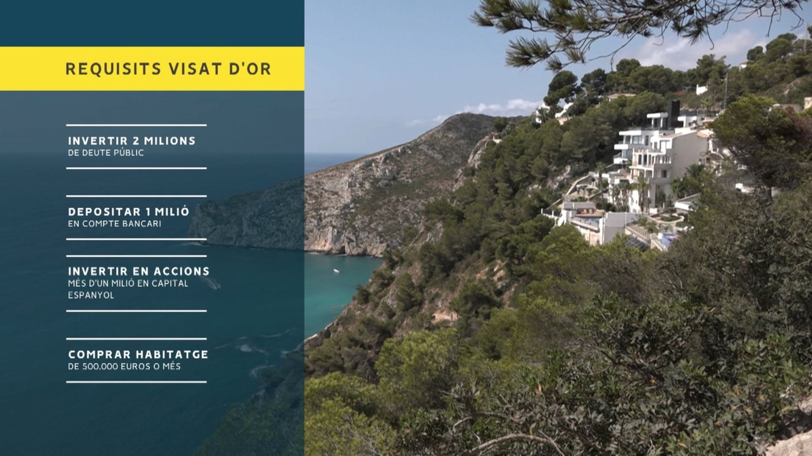 Requisits de la visa d'or