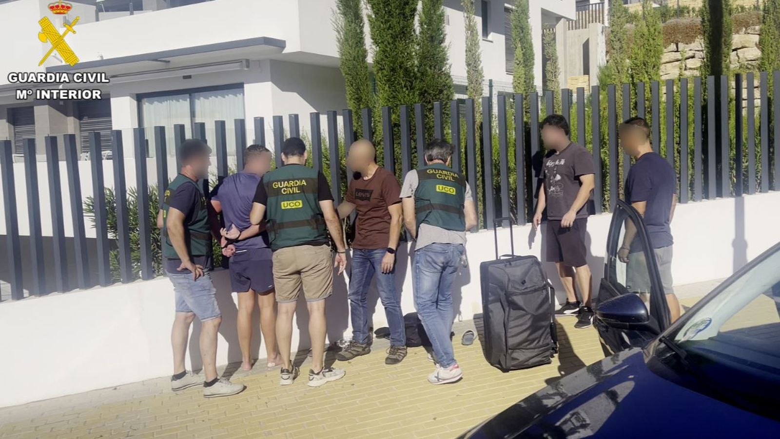 Un moment de la detenció