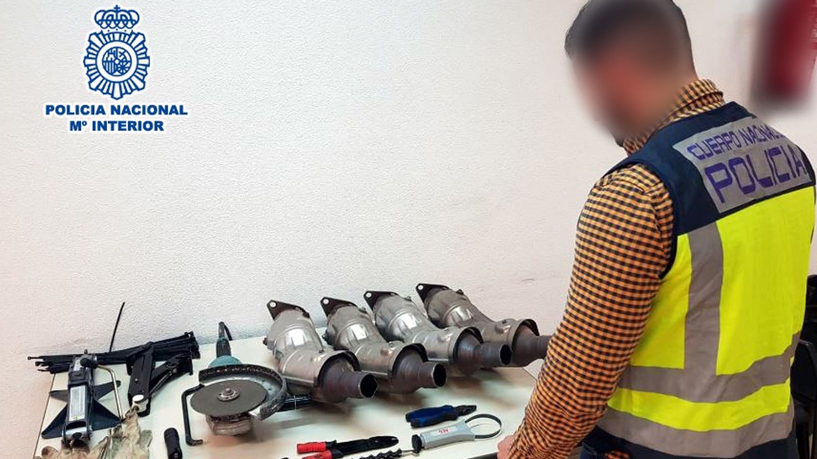 Alguns dels catalitzadors robats han pogut recuperar-se.