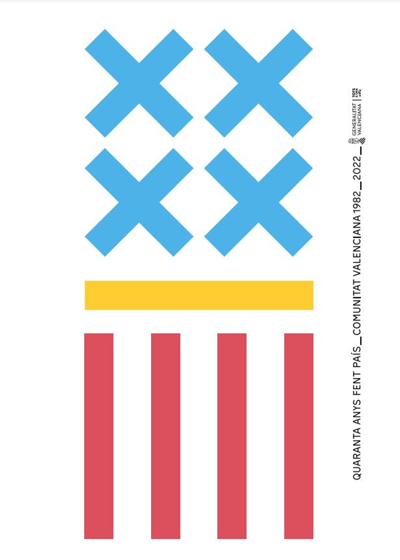 Cartell imatge corporativa "40 anys fent país"