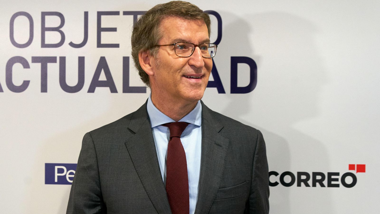 El president del PP, Alberto Núñez Feijóo, aquest divendres a Vitòria