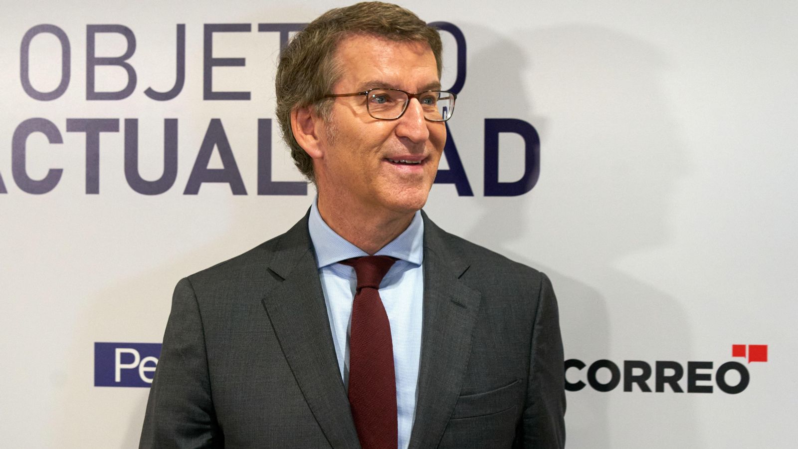 El president del PP, Alberto Núñez Feijóo, aquest divendres a Vitòria El president del PP, Alberto Núñez Feijóo, aquest divendres a Vitòria