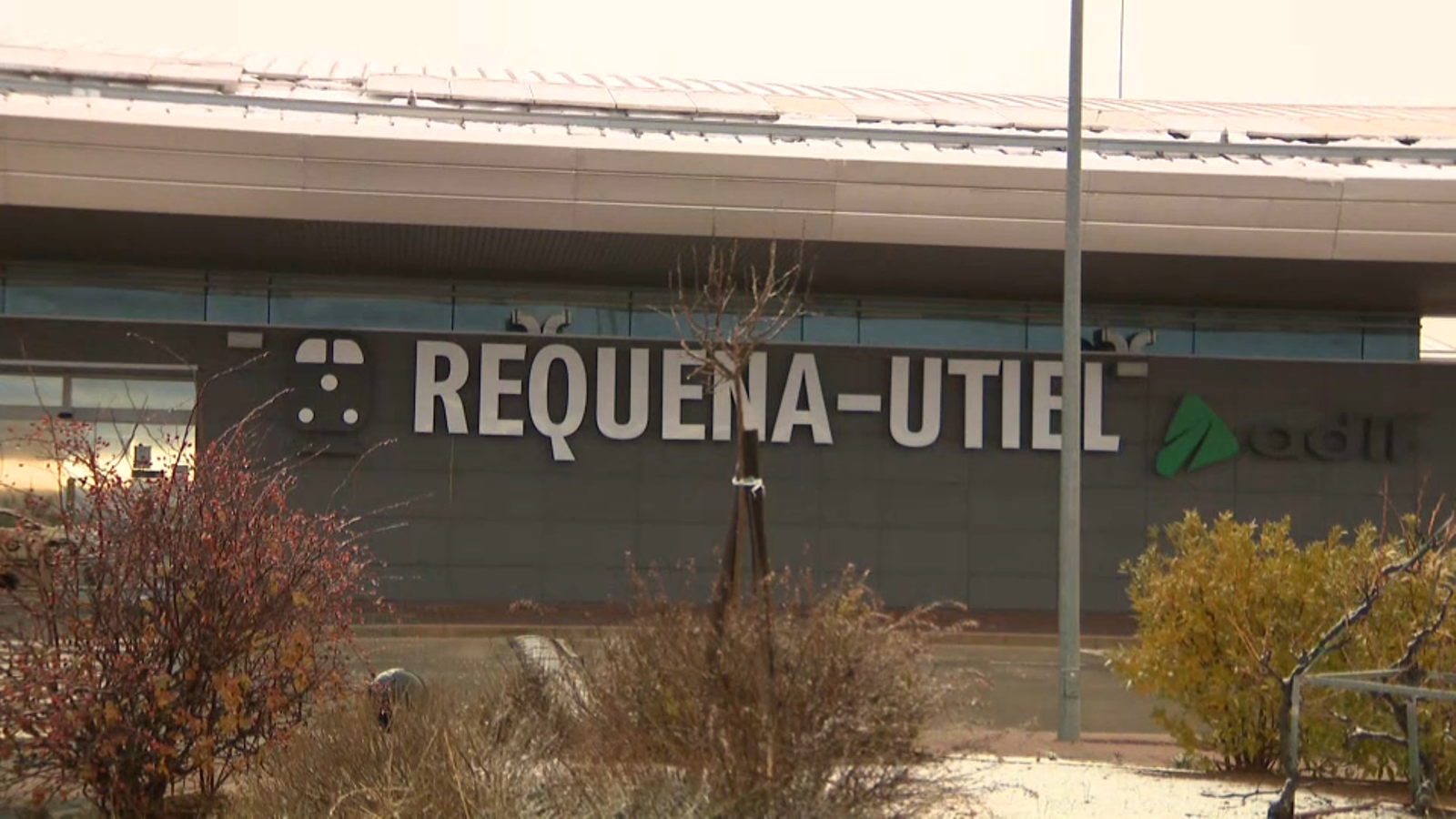 Estació Requena-Utiel, per on circula l'AVE