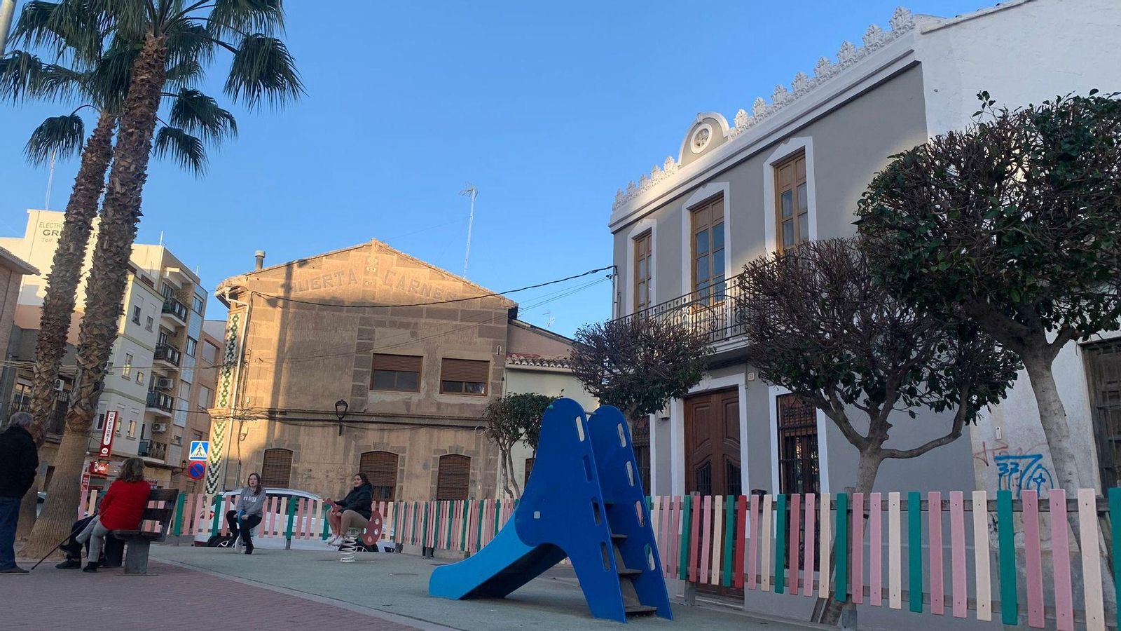Parc del barri Rei En Jaume d'Alboraia on han trobat el xiquet
