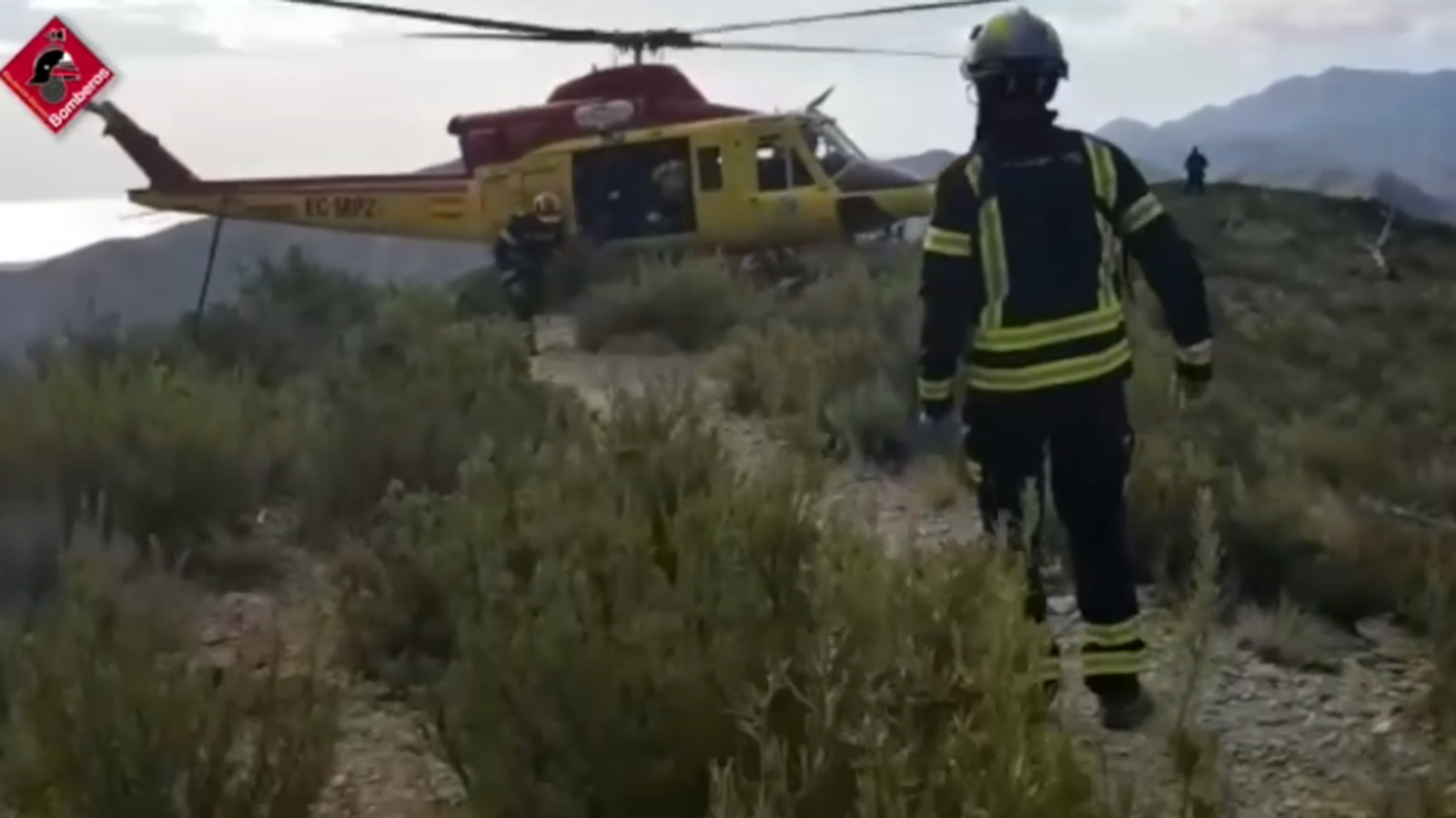 Imatge d'arxiu d'un rescat del Consorci de Bombers d'Alacant
