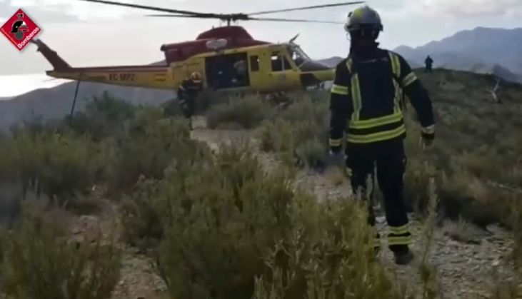 Imatge d'arxiu d'un rescat del Consorci de Bombers d'Alacant