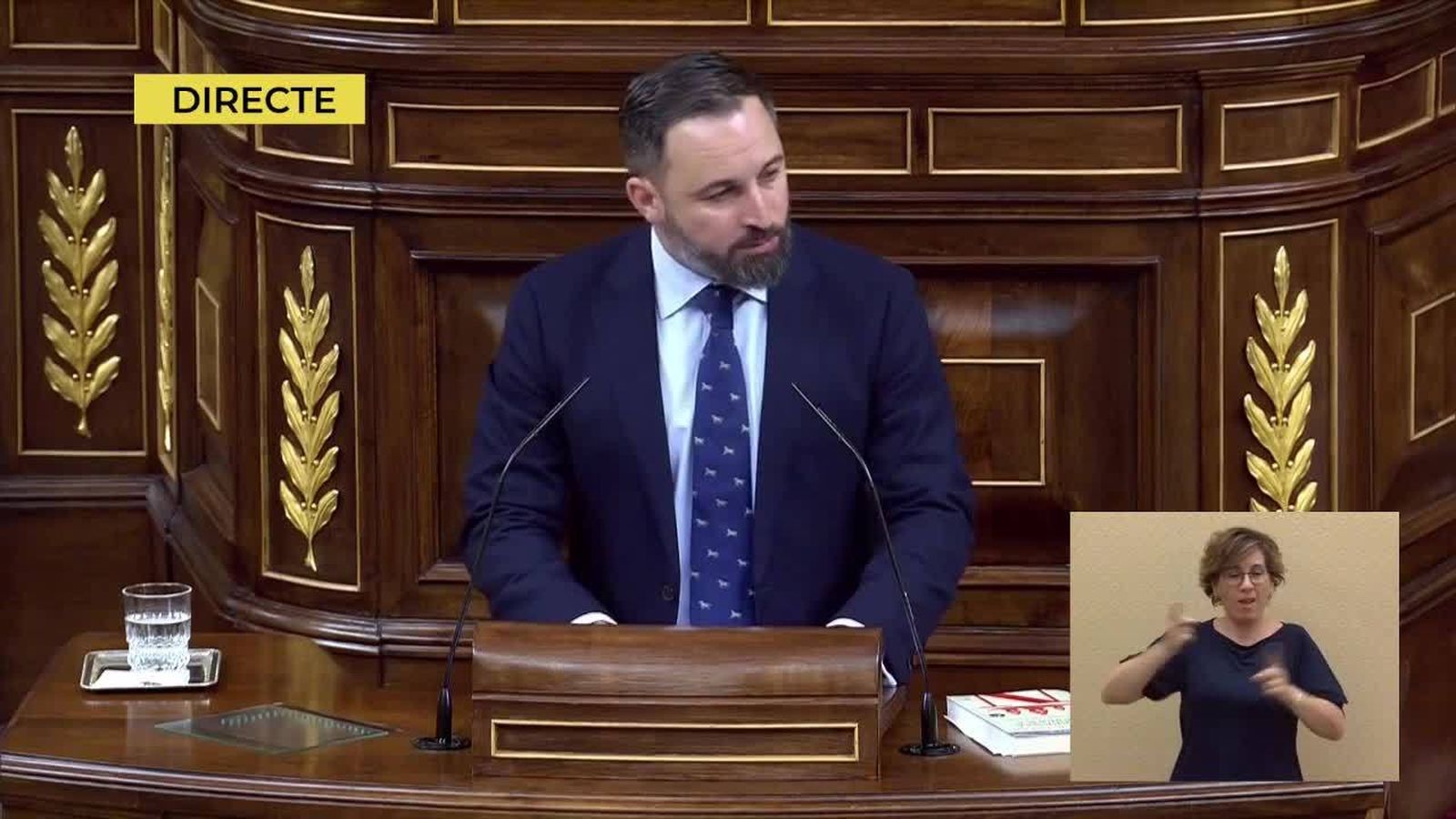 22.07.2019 | Intervenció de Santiago Abascal en el debat d\'investidura de Pedro Sánchez