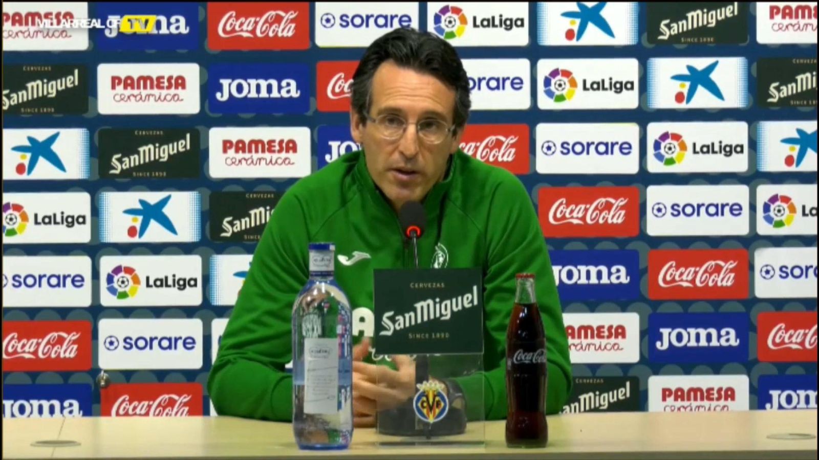 L'entrenador del Vila-real, Unai Emery