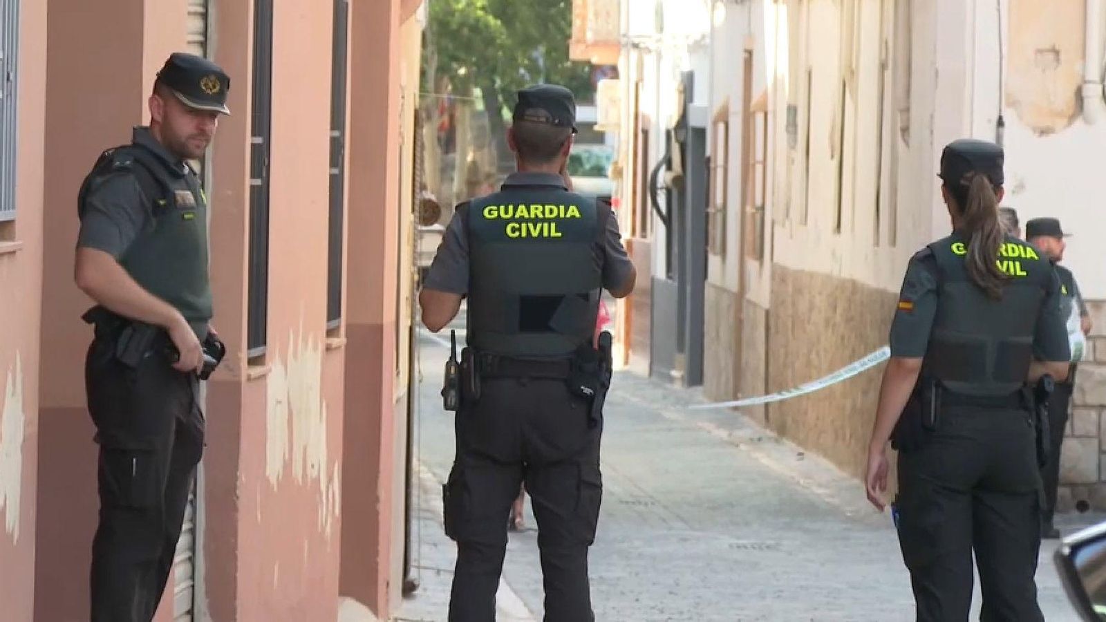 Dispositiu de la Guàrdia Civil a Antella