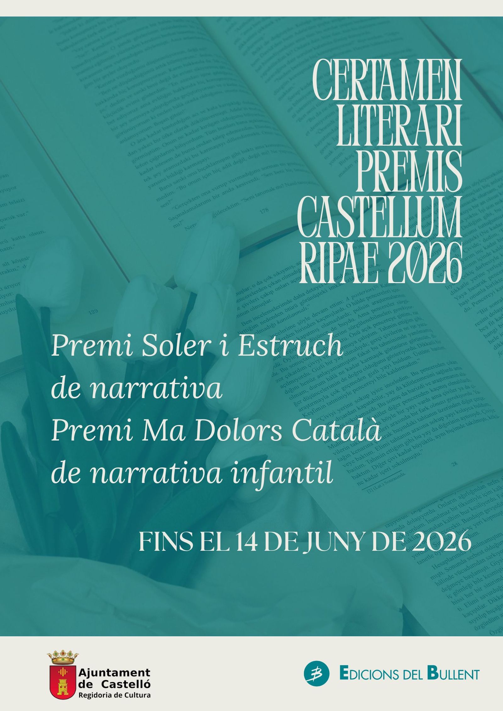 Certament Literari Premis Castellum Ripae 2026.