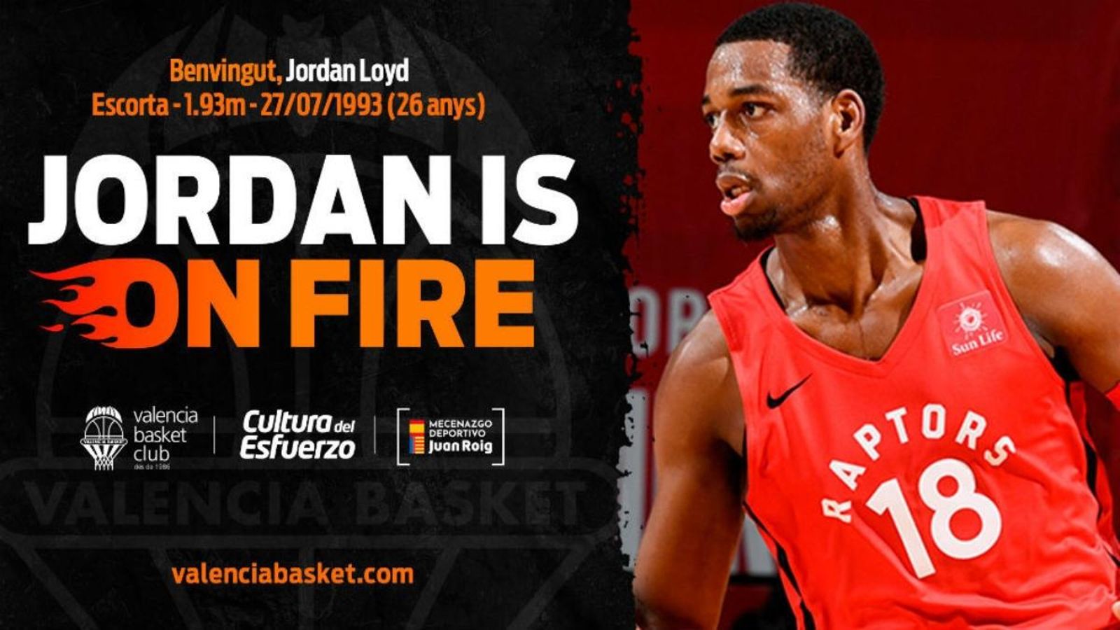 Jordan Loyd, nou fitxatge del València Basket
