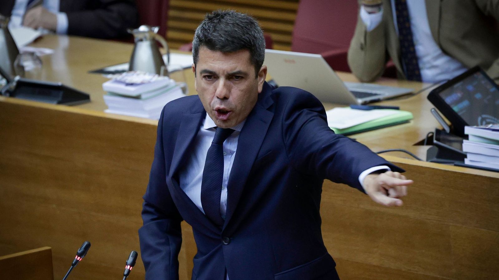 Mazón, este dijous a les Corts