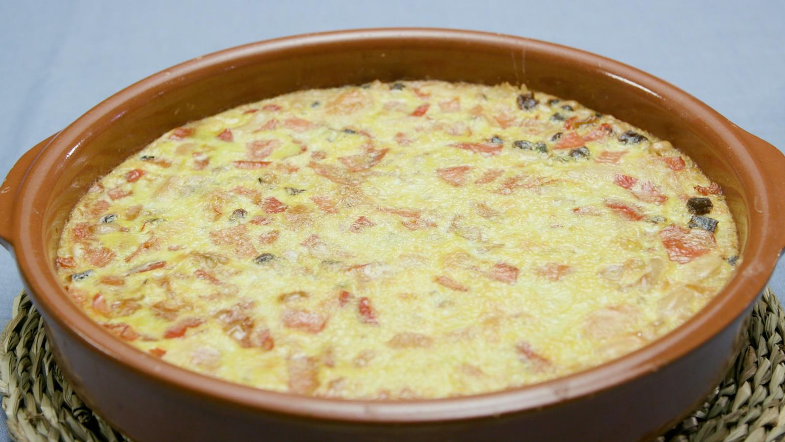 Arròs al forn de tonyina amb crosta