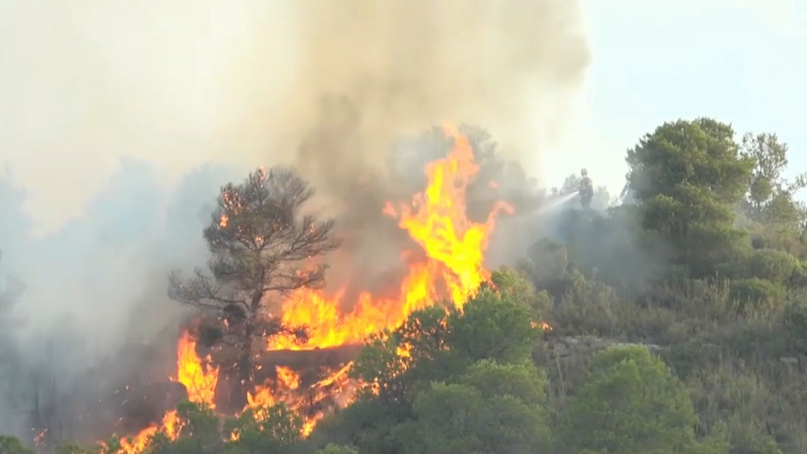 El foc a la Ribera d\'Ebre ja ha cremat 5.700 hectàrees