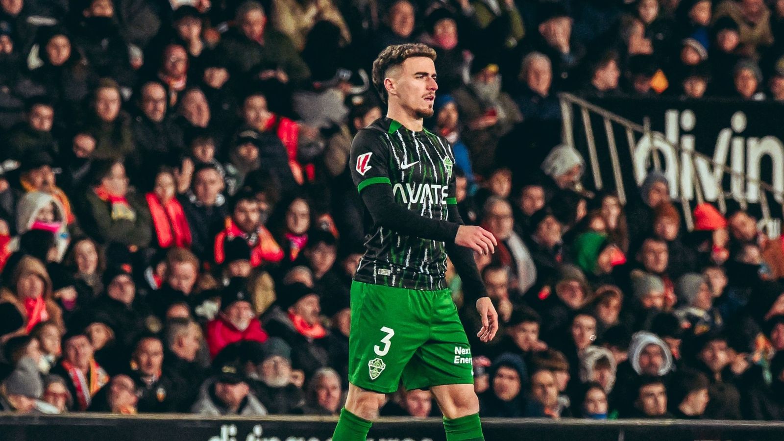 El futbolista de l'Elx, Adrià Pedrosa