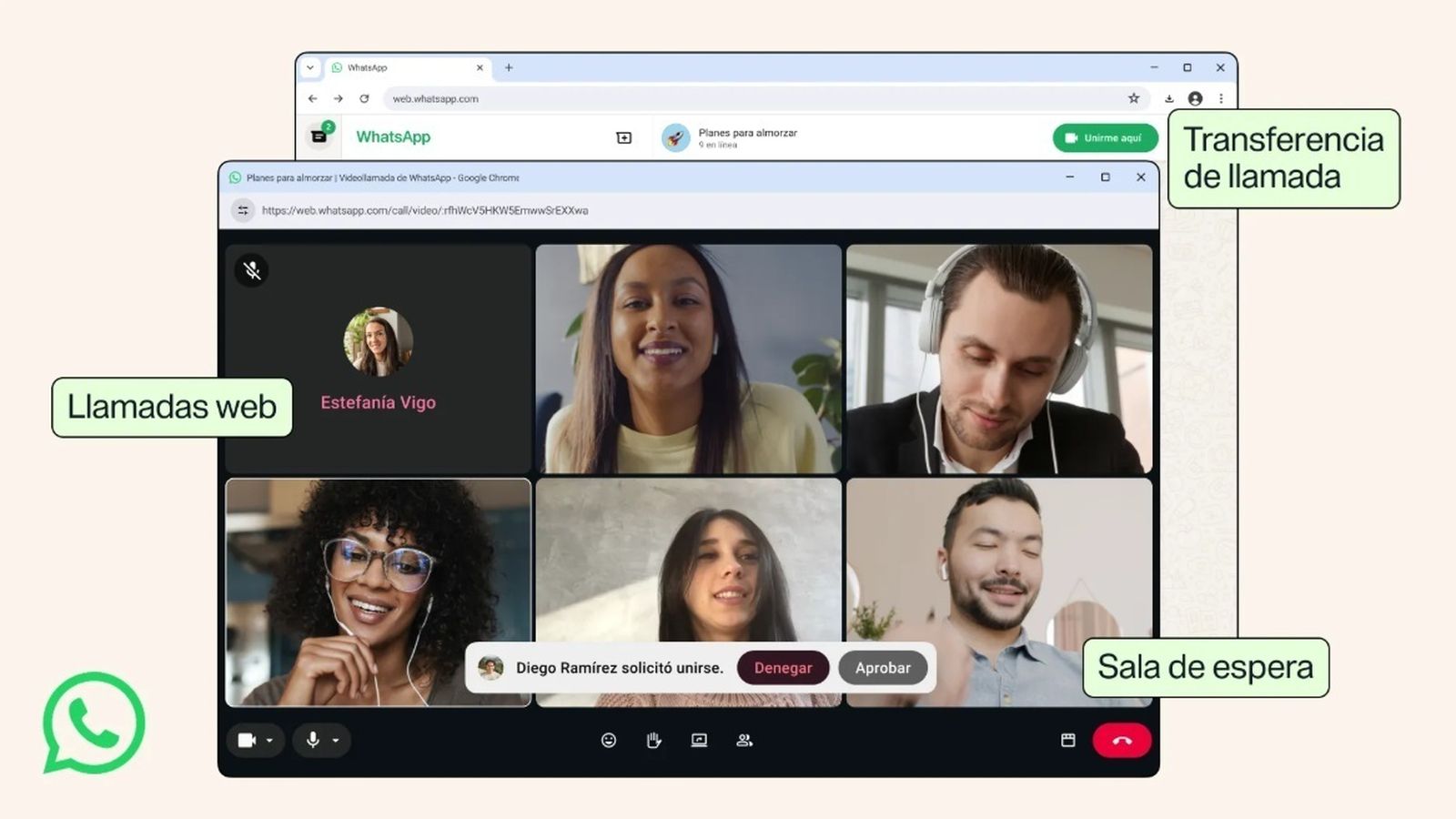 Novetats per a les telefonades de Whatsapp