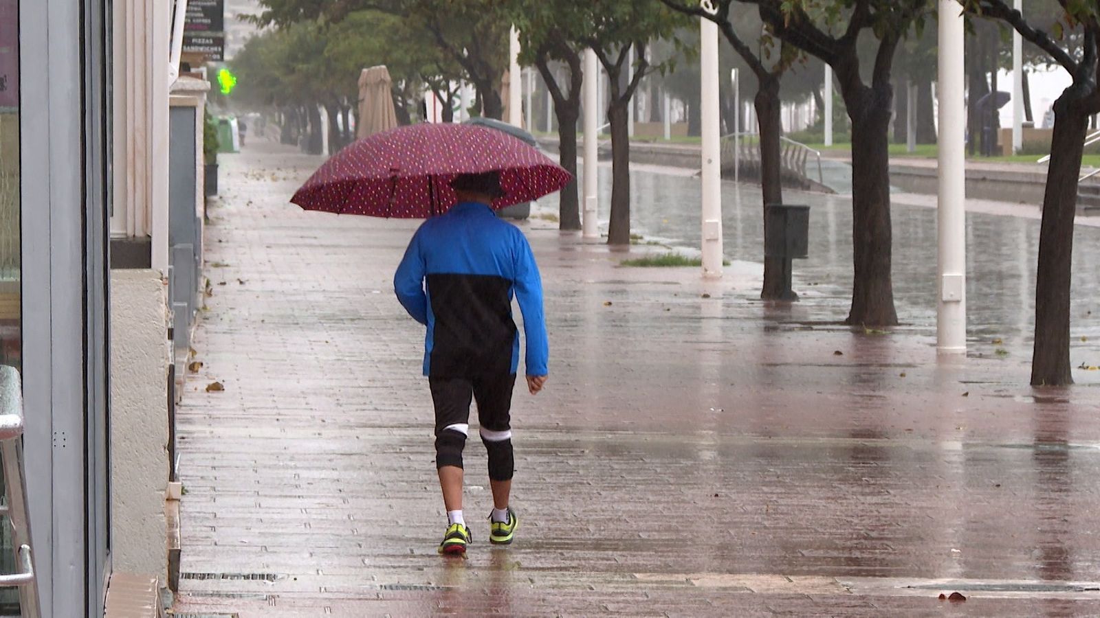 Imatge d'arxiu de pluja a Gandia