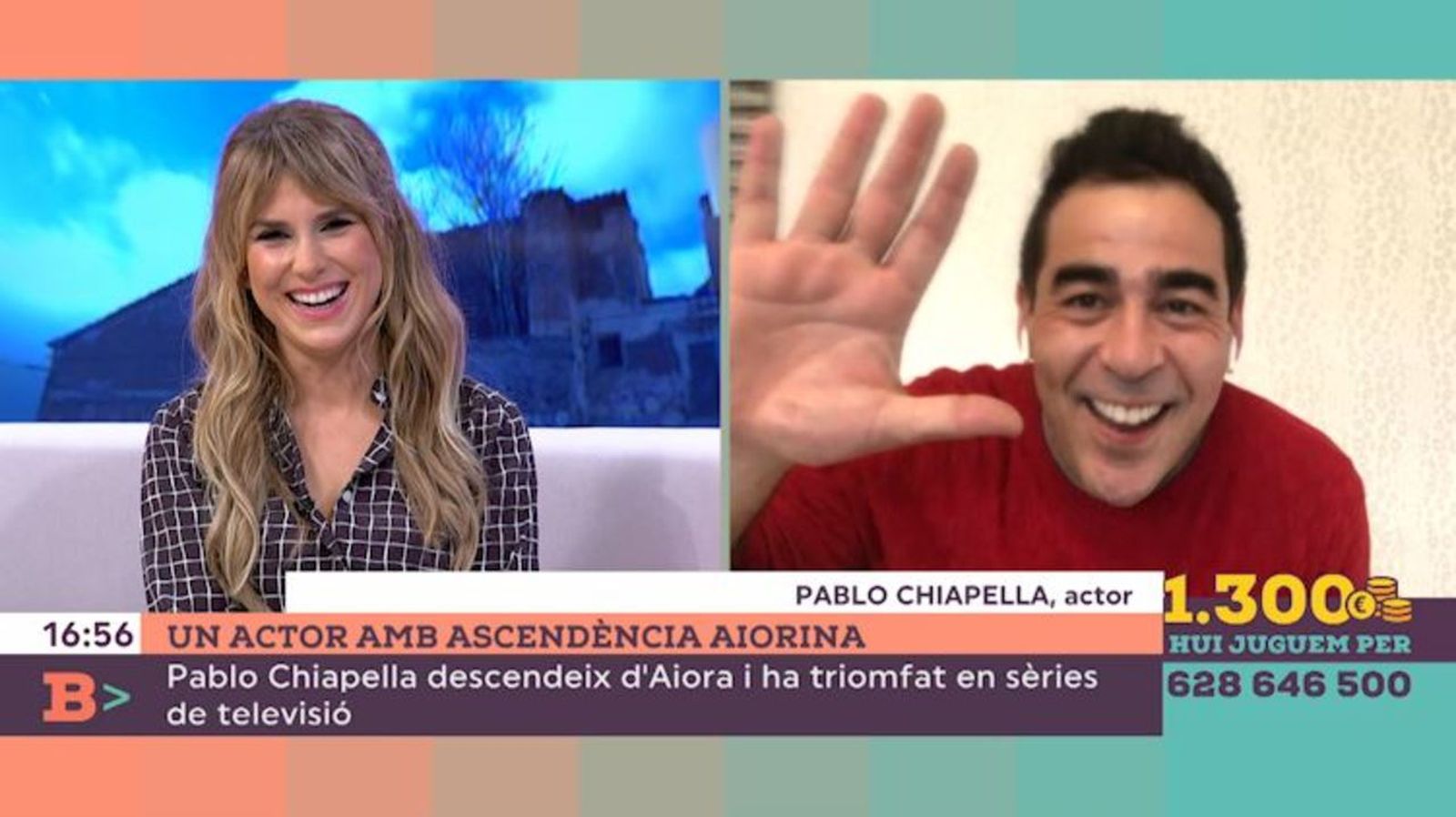 02.03.2021 |  Pablo Chiapella, un actor amb ascendència aiorina