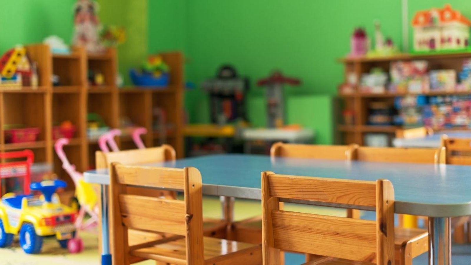 Imatge d'arxiu d'un aula d'una escoleta infantil