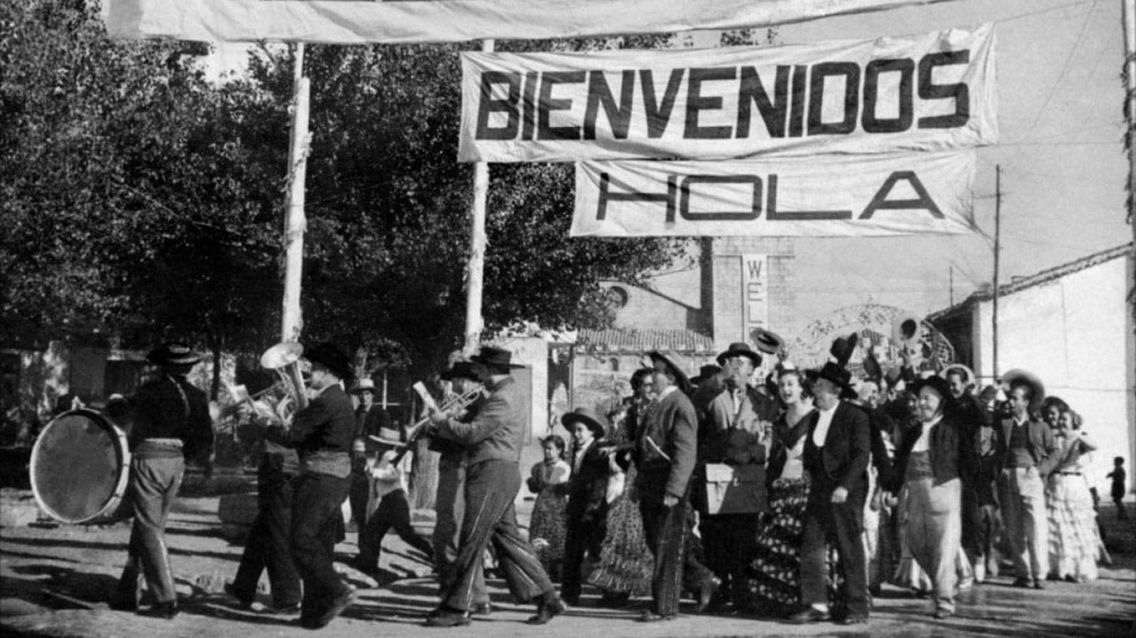 Fotograma de la cançó de benvinguda als americans de 'Bienvenido, Mister Marshall'