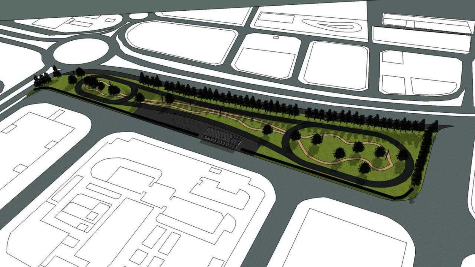 Així serà el futur parc ciclista de Castelló