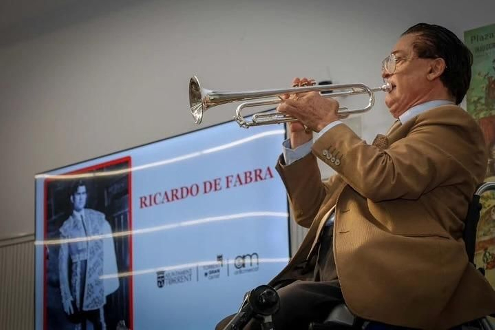 Vicente Ruiz 'El Soro' a l'homenatge de Ricardo de Fabra en Torrent