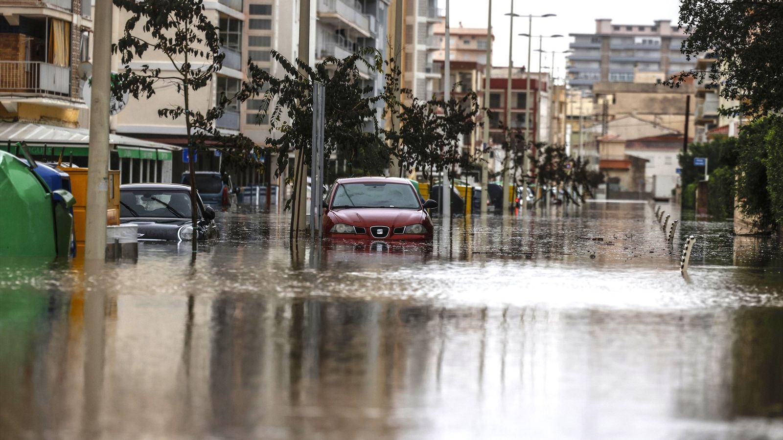 Un carrer negat a Guardamar del Segura, este dilluns