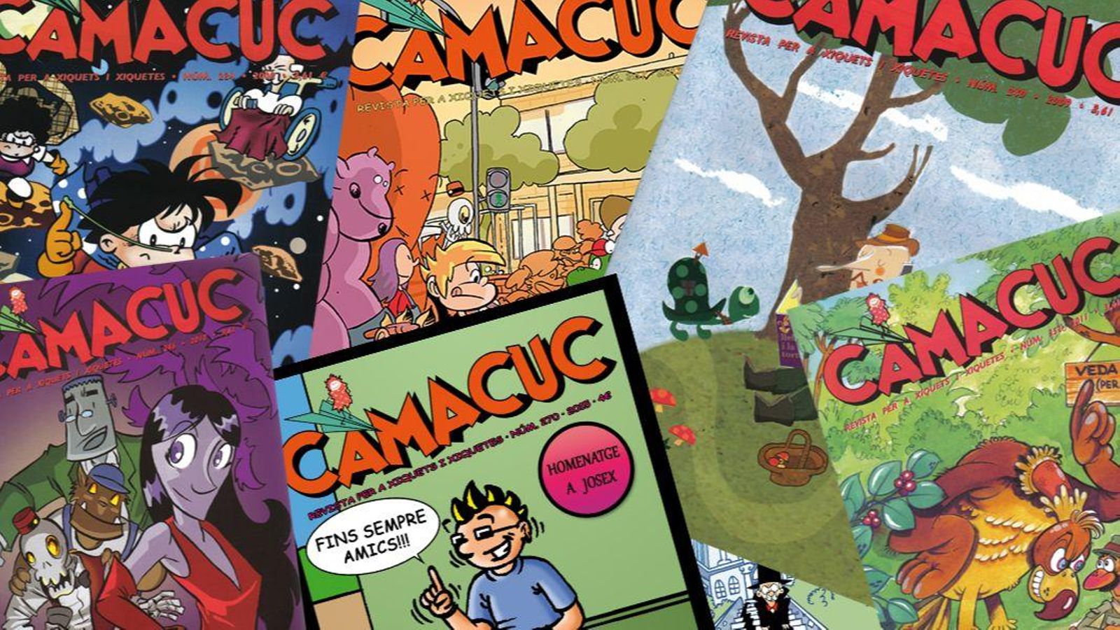 Imatge d'arxiu de diverses edicions de 'Camacuc'
