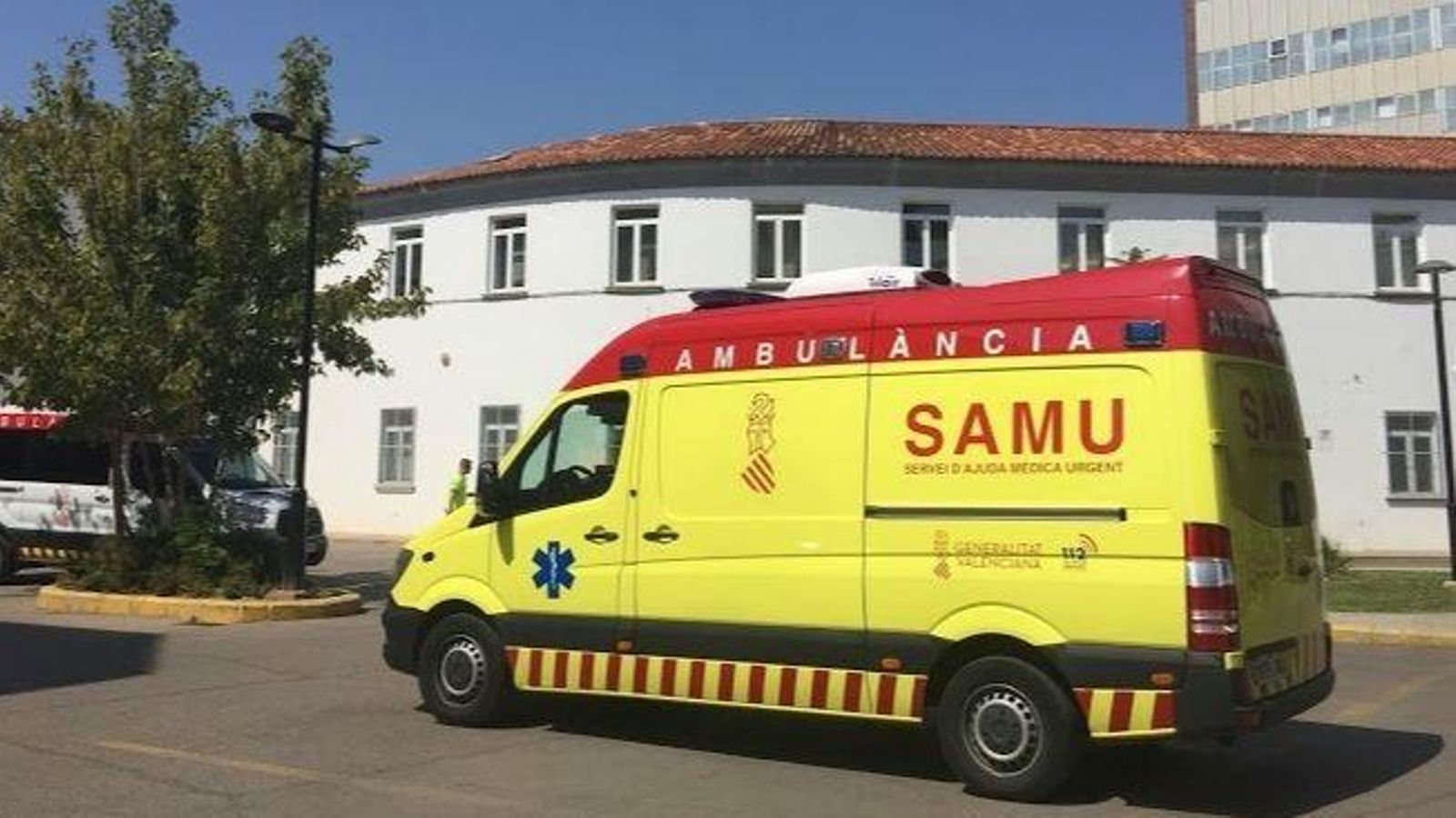 Ambulància de la SAMU a València en una imatge d'arxiu