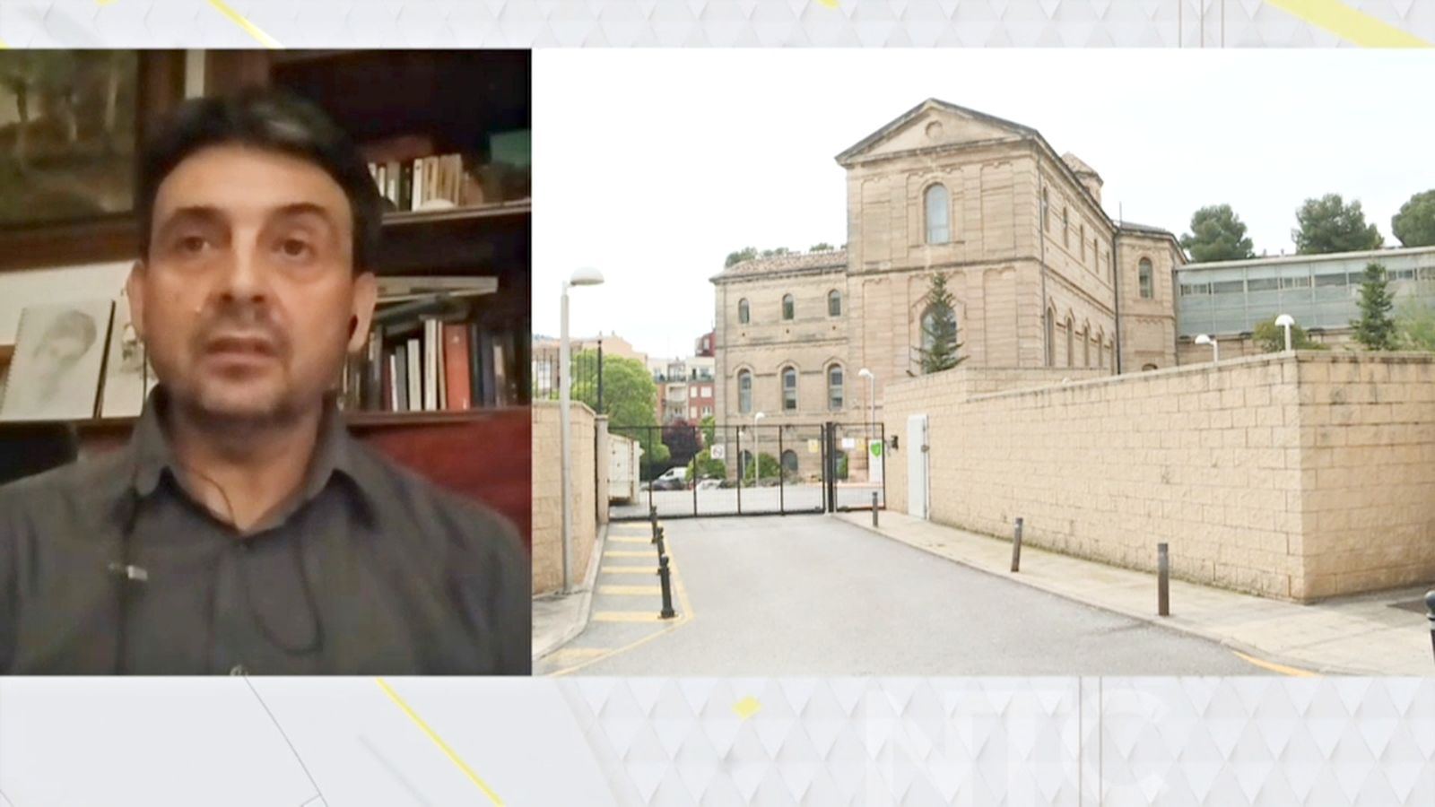 El portaveu dels familiars de residents afectats per la Covid-19 al centre Domus VI d'Alcoi, Jordi Santonja