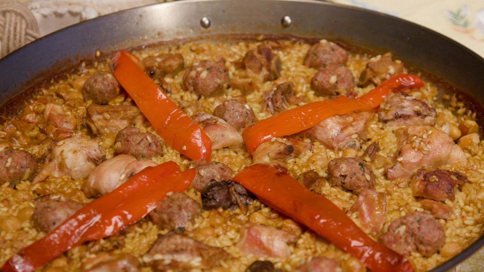 Arròs amb mandonguilles