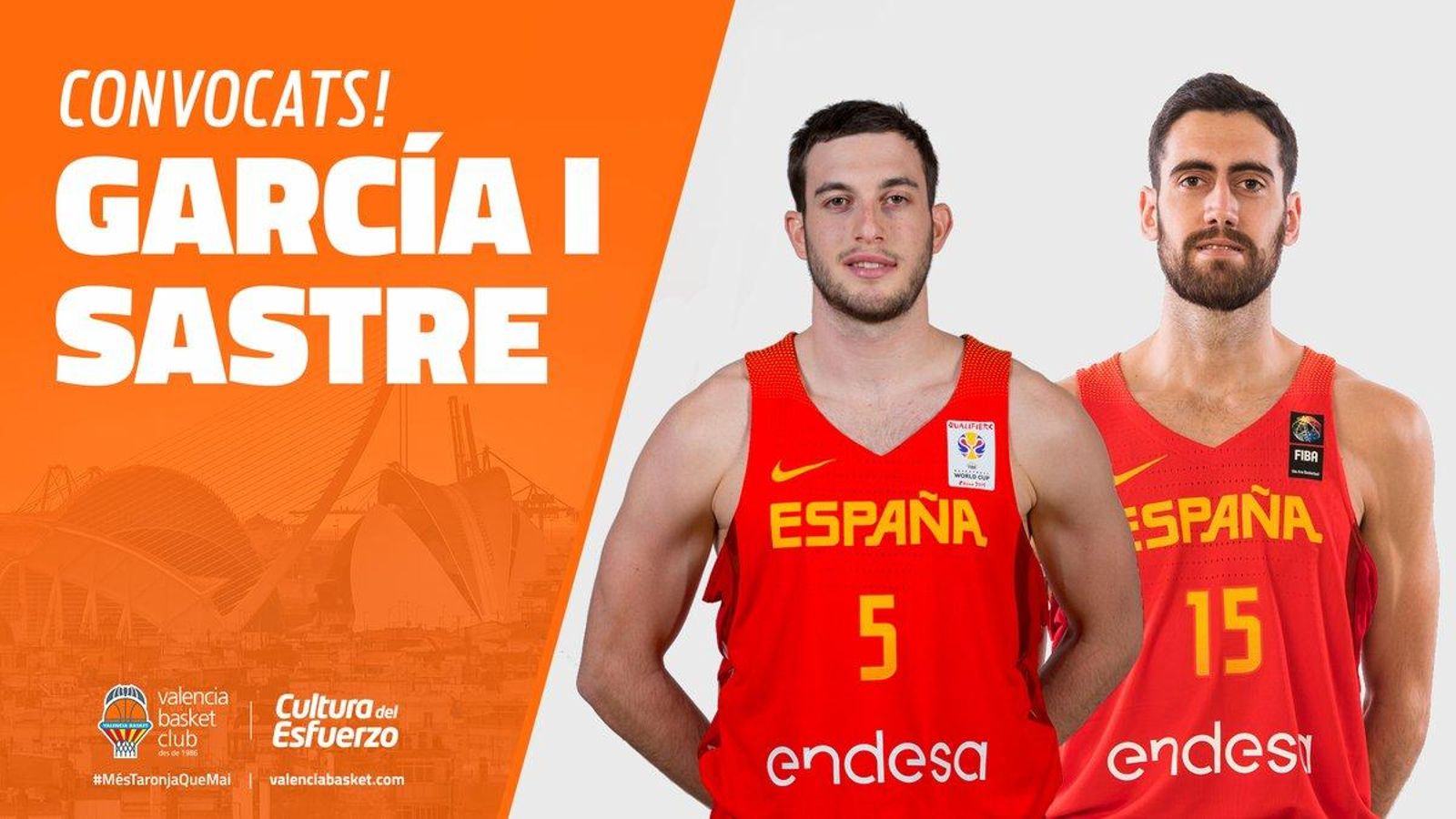 Sastre i Garcia, seleccionats per Scariolo