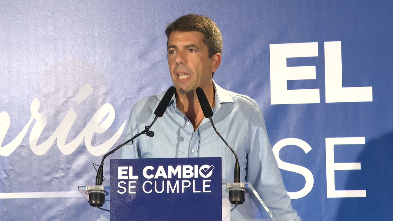 Carlos Mazón durant el seu discurs d'inici de curs polític a València