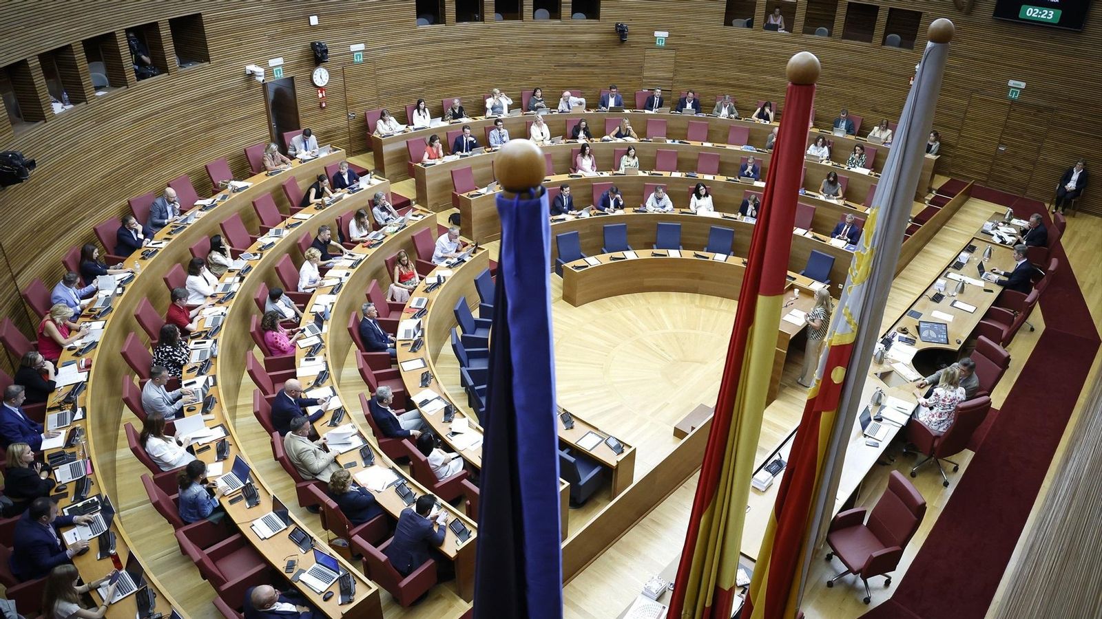 Hemicicle de les Corts, aquest dimecres