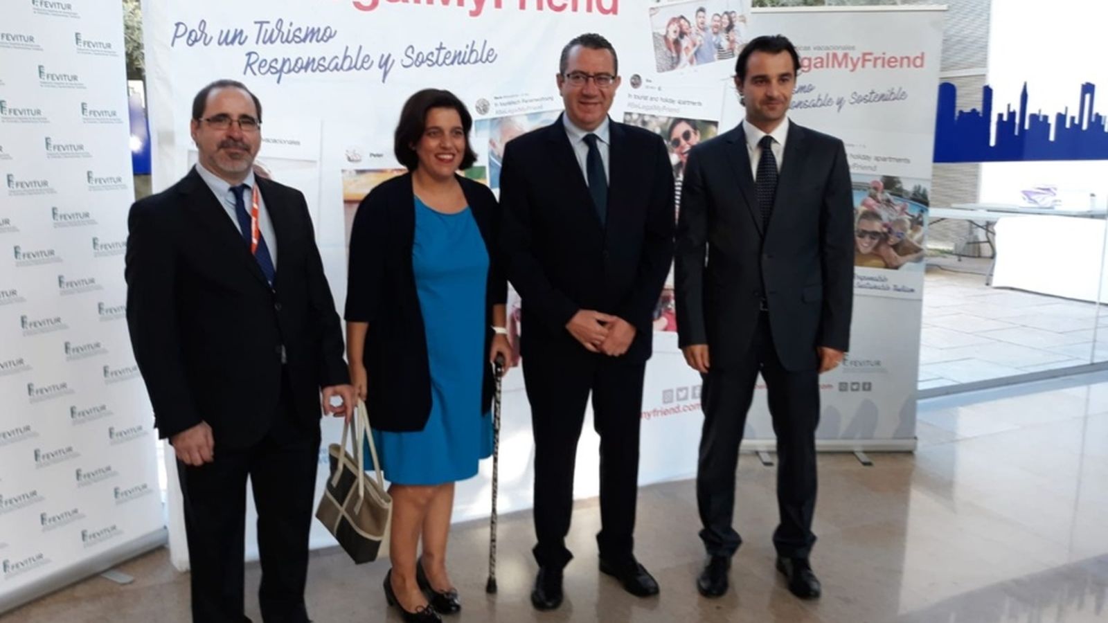 Imatge de la inauguració del Congrés Nacional d'Apartaments i Habitatges Turístics.