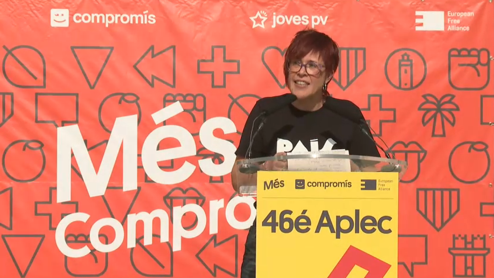 Àgueda Micó, diputada de Compromís al Congrés, aquest diumenge a l'Aplec del Puig