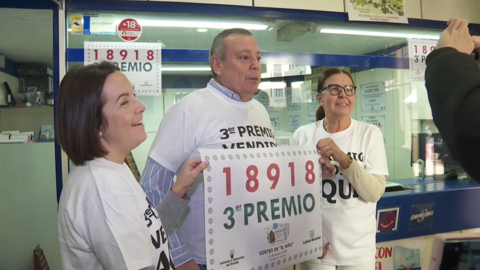 L'administració número 3 d'Alzira ha venut el tercer premi de la loteria de Reis