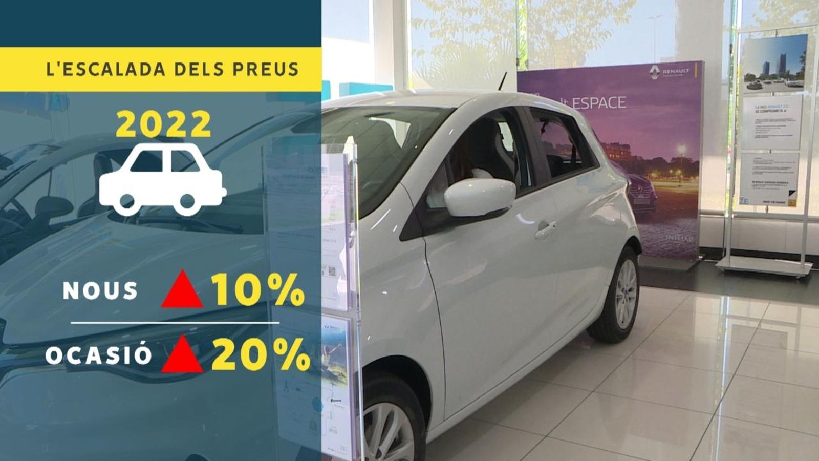Els cotxes nous s'han encarit un 10% en un any