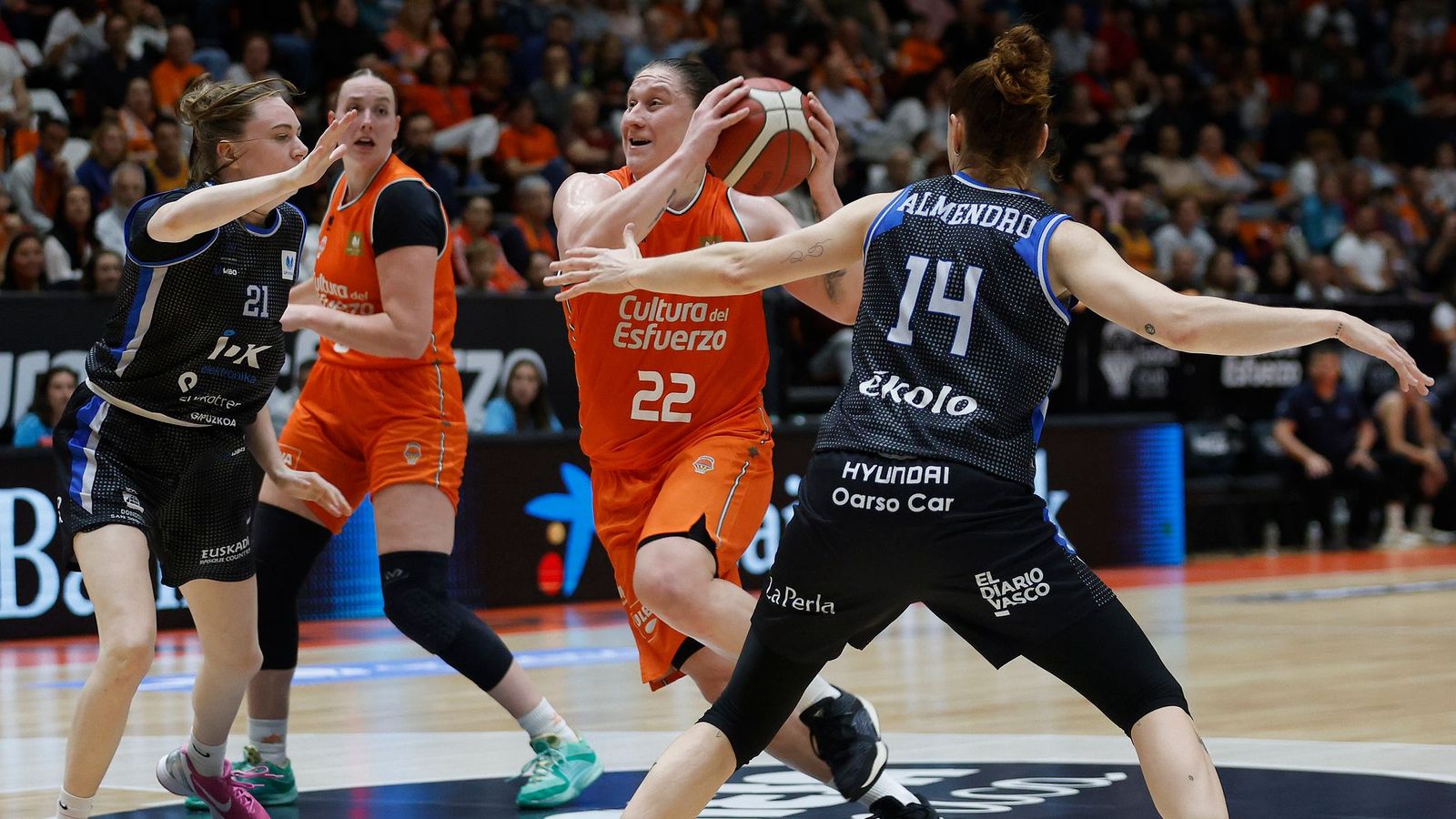 Iagupova, en una acció ofensiva