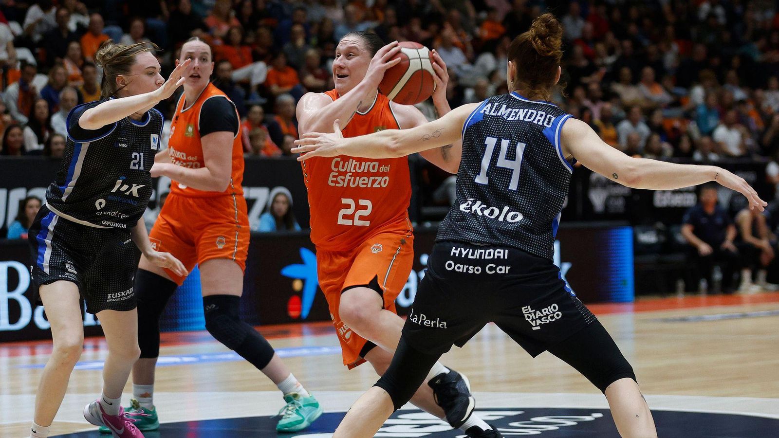 Iagupova, en una acció ofensiva