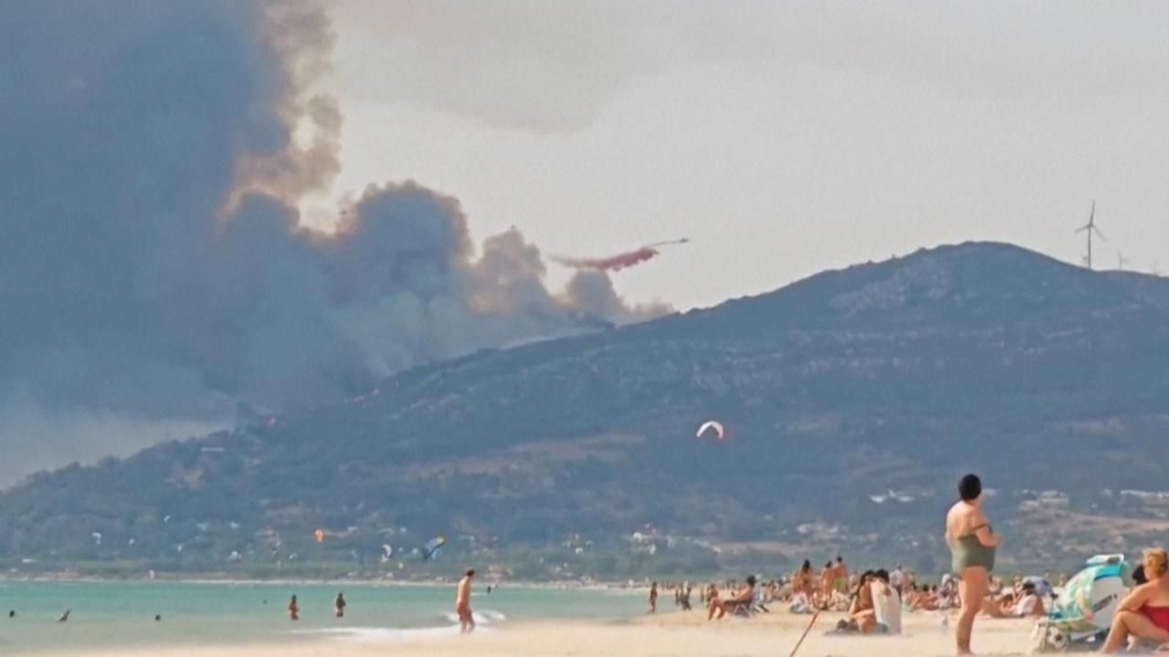 Extinció de l'incendi de Tarifa