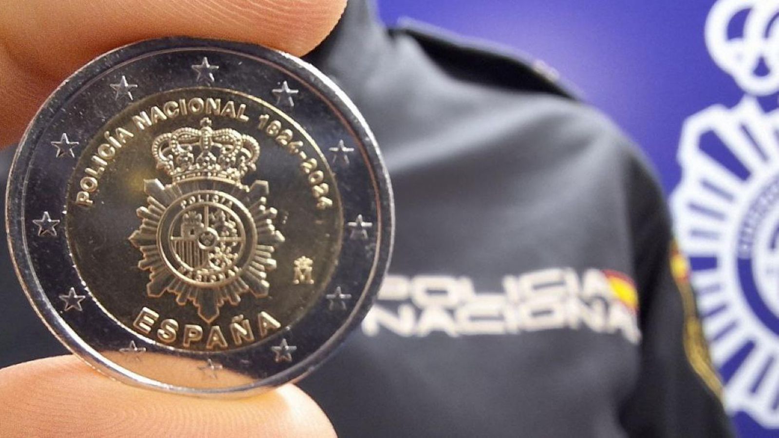 Moneda de dos euros commemorativa del 200 aniversari de la Policia Nacional