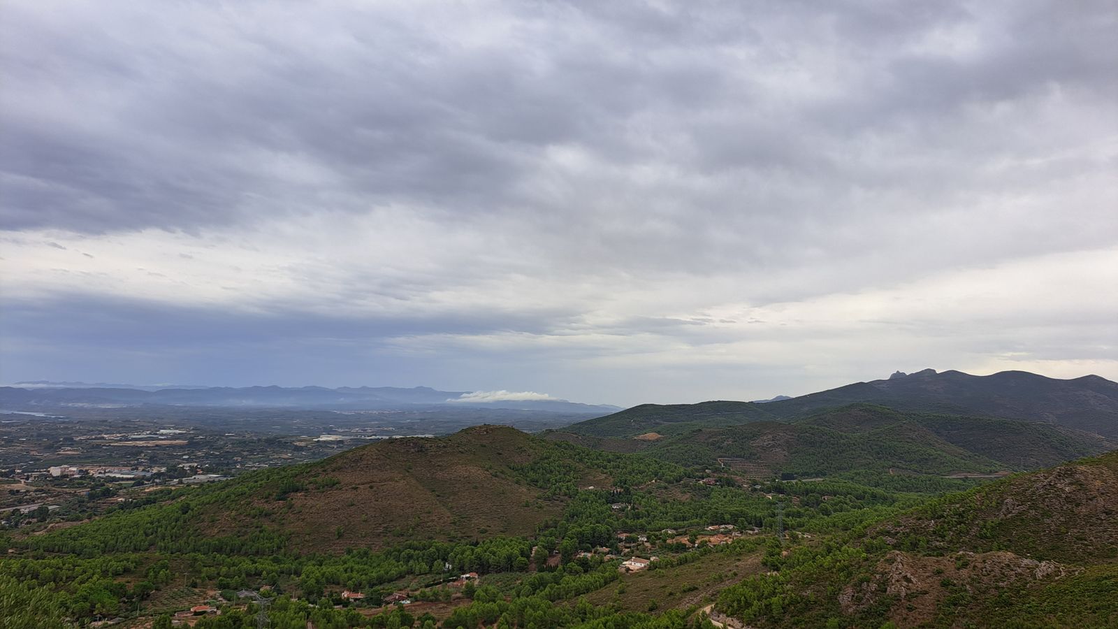 LA VALL D'ALBAIDA DES DE LA SERRA D'AGULLENT