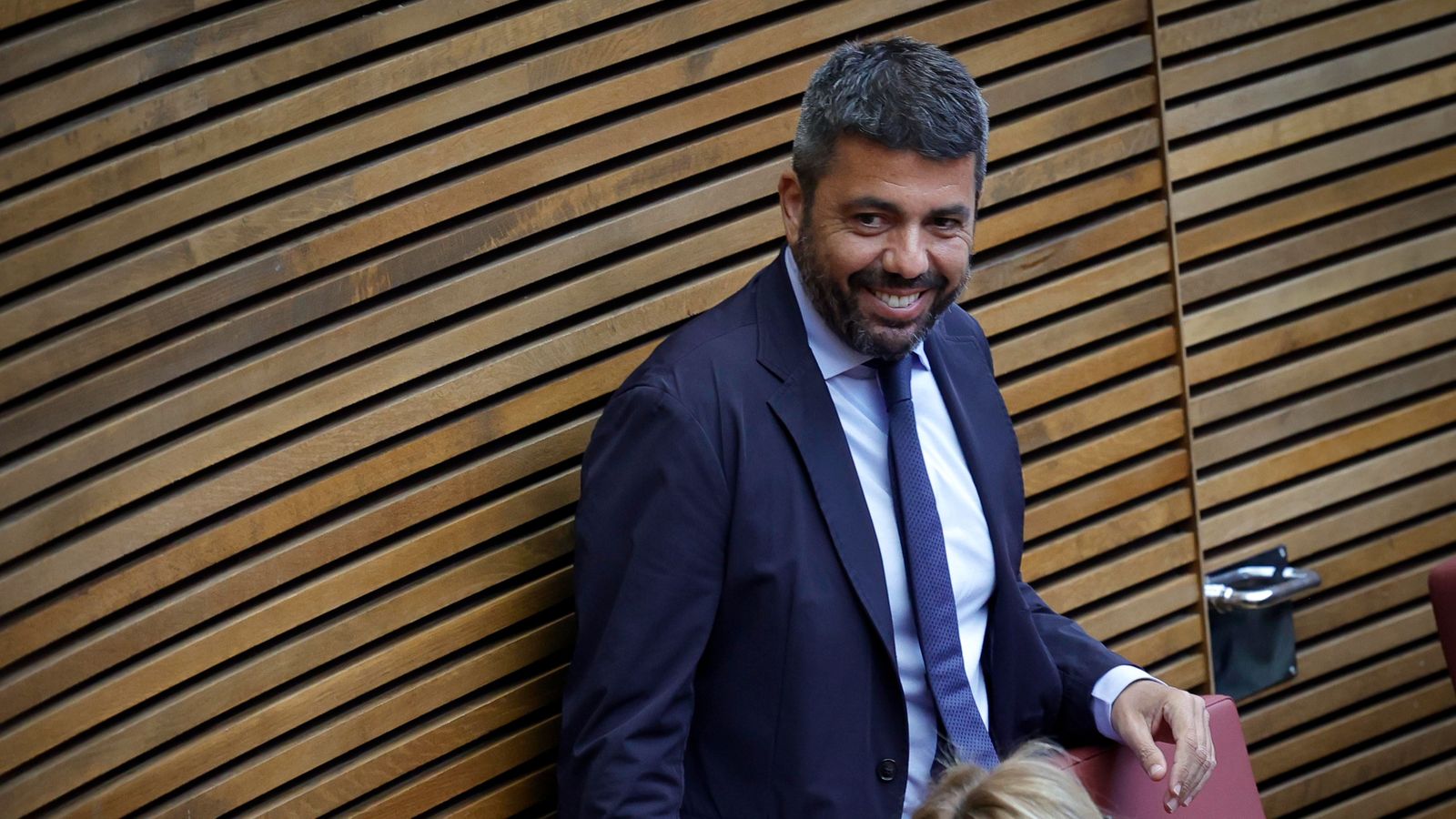 Carlos Mazón arriba a les Corts este dimecres